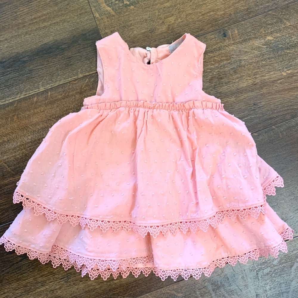 Toddler Pink Ruffle Dress